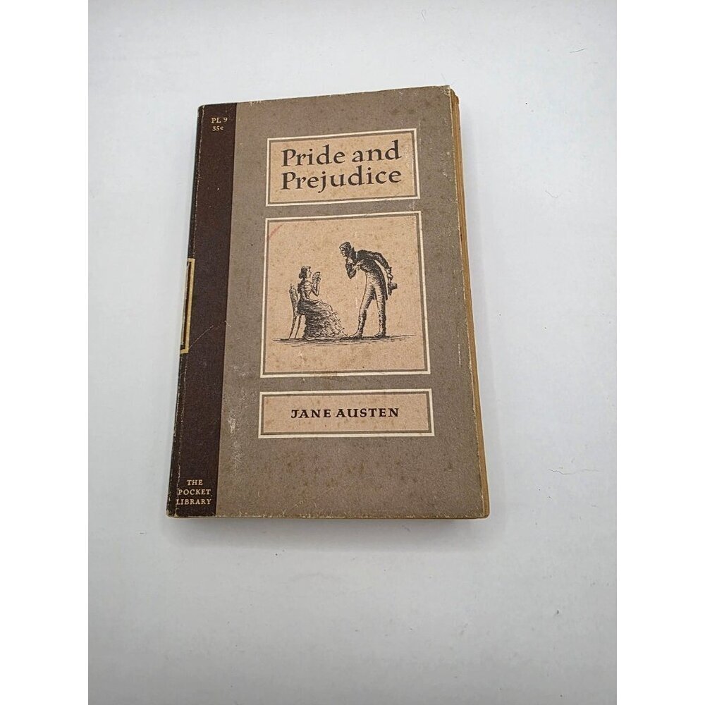 Pride and Prejudice Jane Austen 1940 Pocket Library Vintage Paperback PL 9